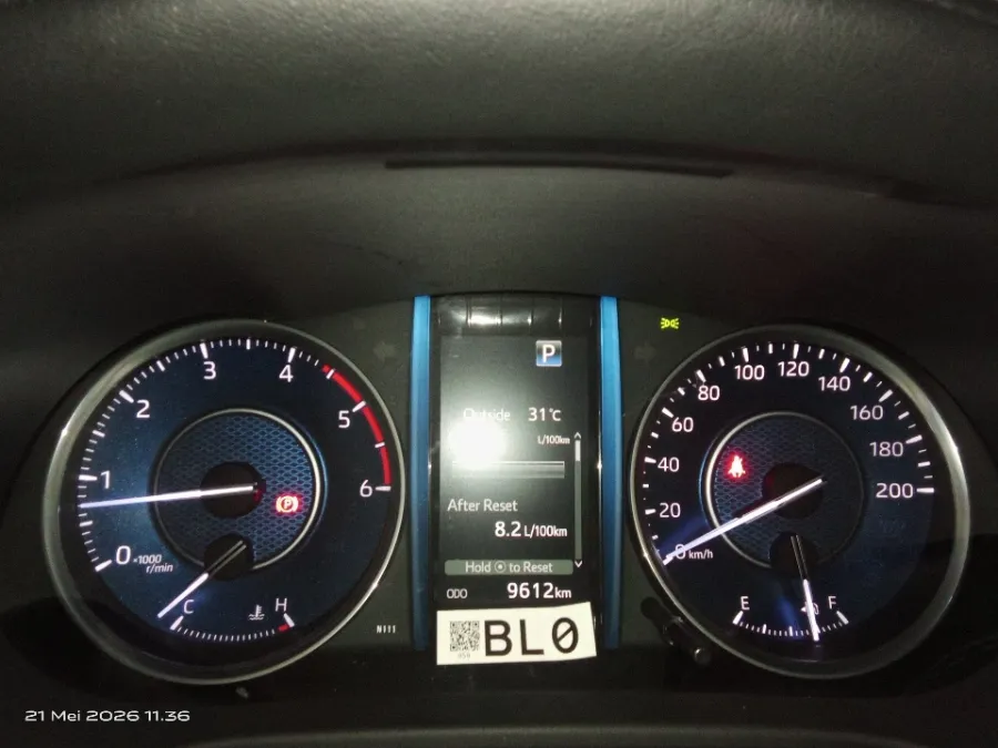 Foto Mobil Bekas Odometer Toyota Fortuner 2.8 VRZ TSS tahun 2025