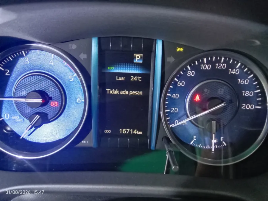 Foto Mobil Bekas Odometer Toyota Fortuner 2.8 VRZ TSS tahun 2025