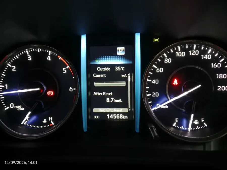 Foto Mobil Bekas Odometer Toyota Fortuner 2.8 VRZ TSS tahun 2025