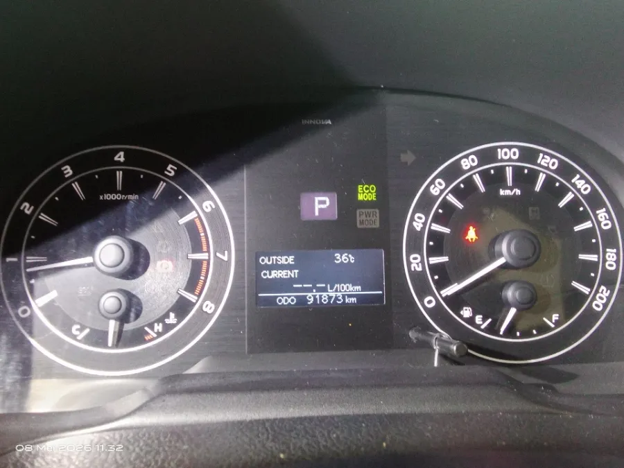 Foto Mobil Bekas Odometer Toyota Kijang Innova 2.0 G tahun 2017