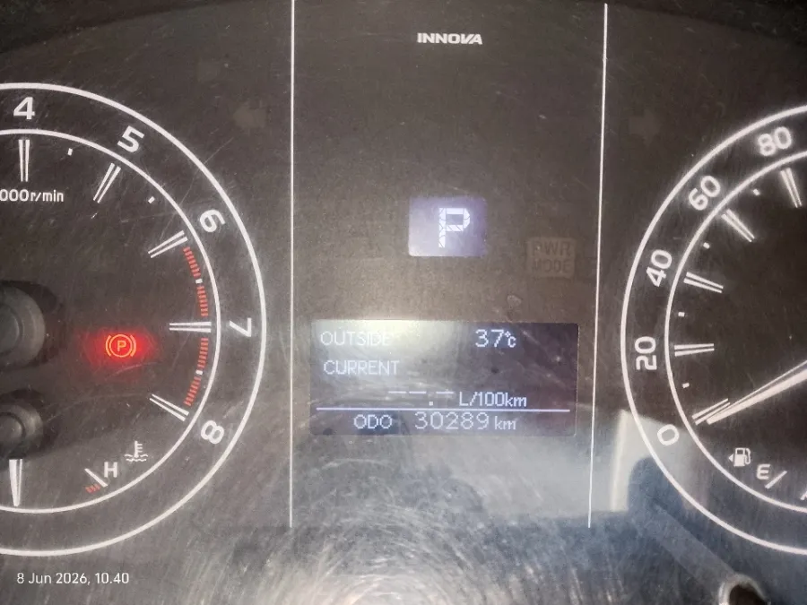 Foto Mobil Bekas Odometer Toyota Kijang Innova 2.0 G tahun 2019