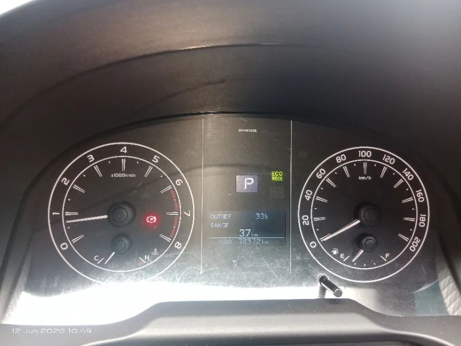 Foto Mobil Bekas Odometer Toyota Kijang Innova 2.0 G tahun 2020