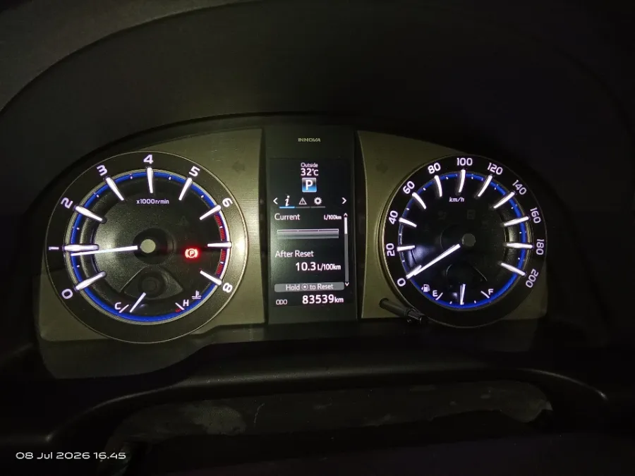 Foto Mobil Bekas Odometer Toyota Kijang Innova 2.0 V tahun 2019