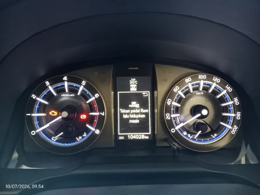 Foto Mobil Bekas Odometer Toyota Kijang Innova 2.0 Venturer tahun 2019