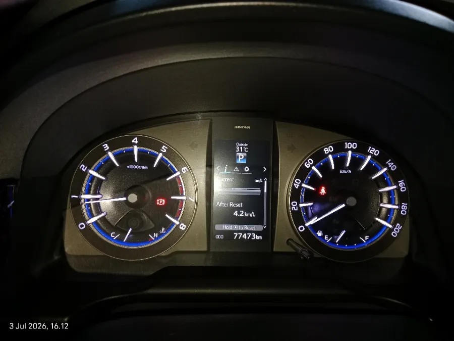 Foto Mobil Bekas Odometer Toyota Kijang Innova 2.0 Venturer tahun 2019