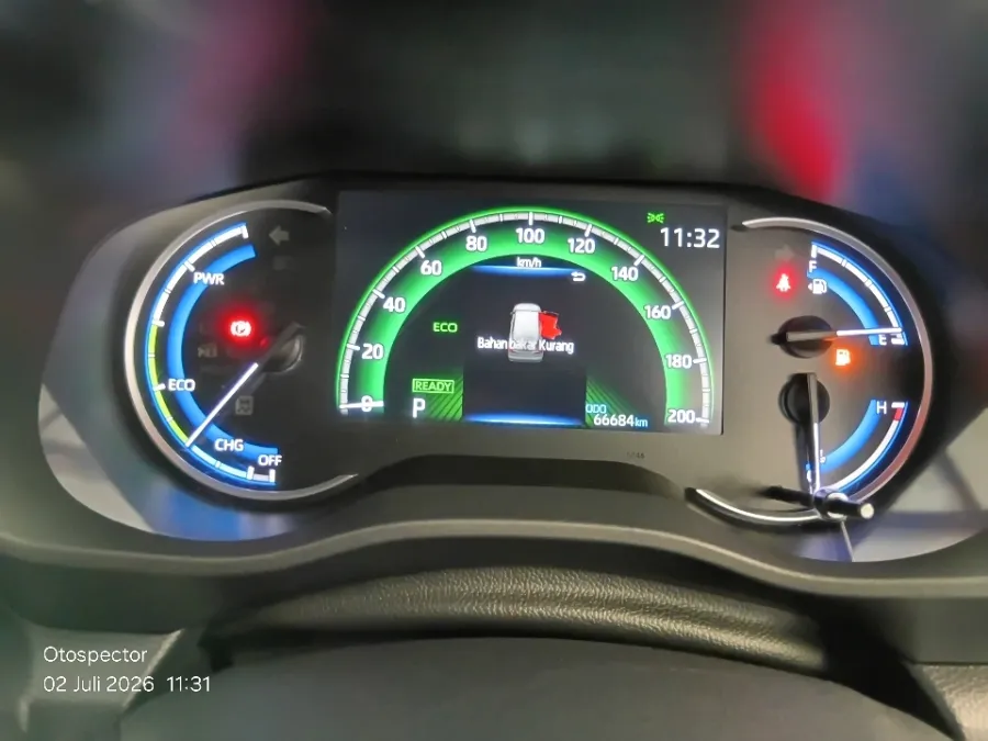 Foto Mobil Bekas Odometer Toyota Kijang Innova 2.0 Zenix G HV CVT tahun 2022
