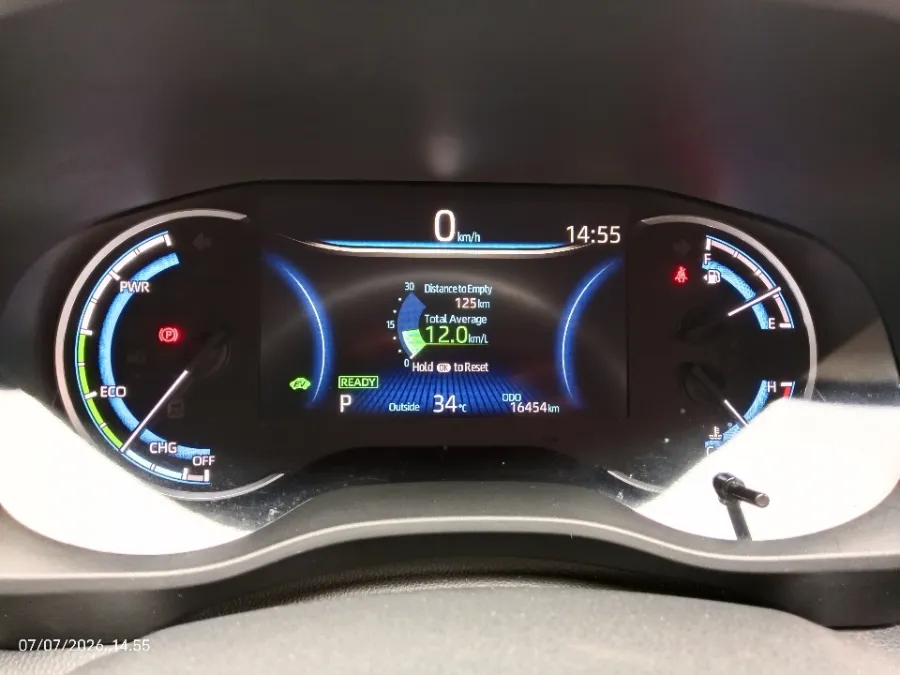 Foto Mobil Bekas Odometer Toyota Kijang Innova 2.0 Zenix G HV CVT tahun 2023