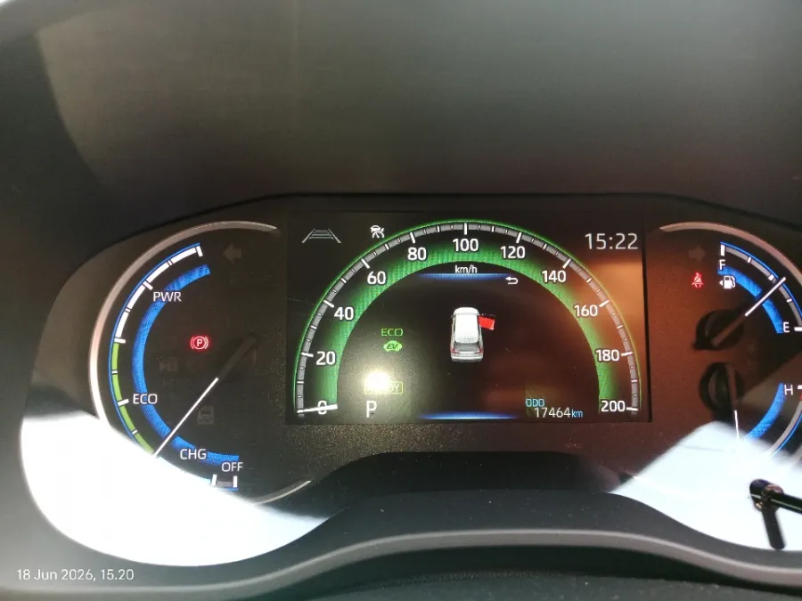 Foto Mobil Bekas Odometer Toyota Kijang Innova 2.0 Zenix Q HV CVT TSS tahun 2023