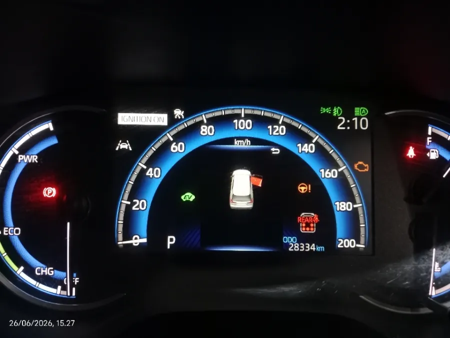 Foto Mobil Bekas Odometer Toyota Kijang Innova 2.0 Zenix Q HV CVT TSS Modellista tahun 2023