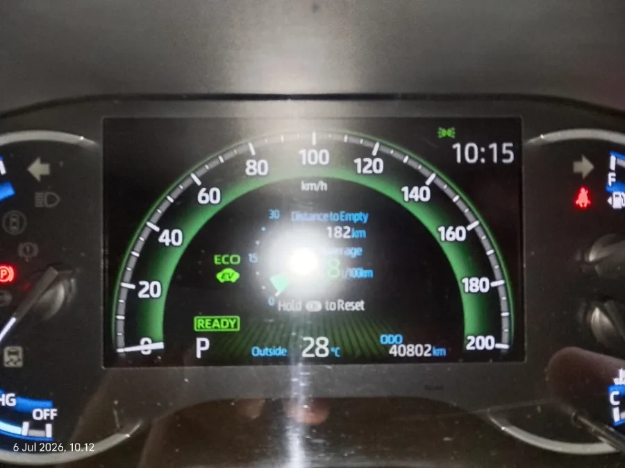 Foto Mobil Bekas Odometer Toyota Kijang Innova 2.0 Zenix V HV CVT tahun 2023
