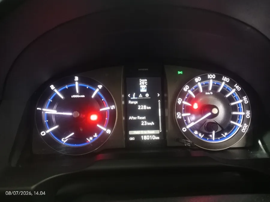 Foto Mobil Bekas Odometer Toyota Kijang Innova 2.4 G tahun 2018