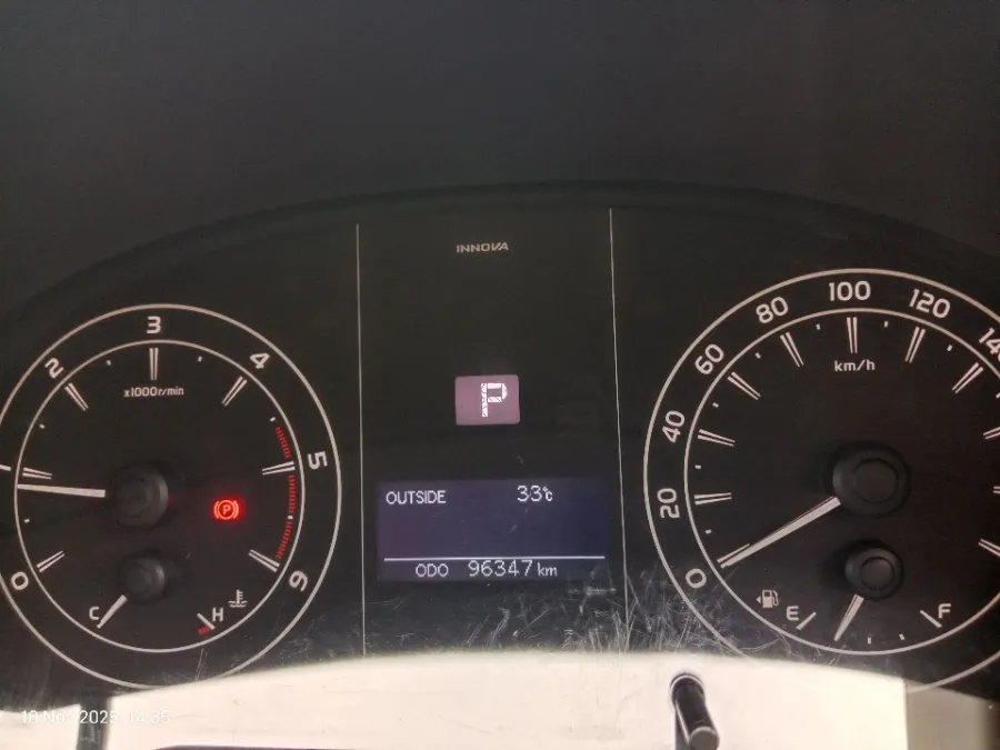 Foto Mobil Bekas Odometer Toyota Kijang Innova 2.4 G tahun 2019