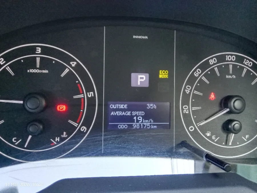 Foto Mobil Bekas Odometer Toyota Kijang Innova 2.4 G tahun 2019