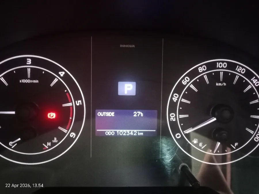 Foto Mobil Bekas Odometer Toyota Kijang Innova 2.4 G tahun 2020