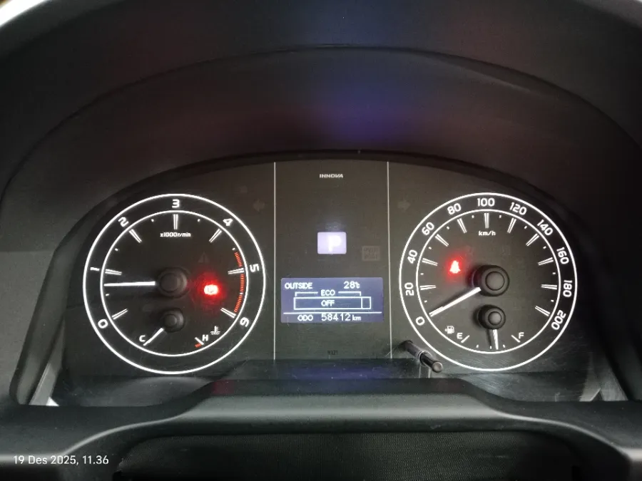 Foto Mobil Bekas Odometer Toyota Kijang Innova 2.4 G tahun 2022