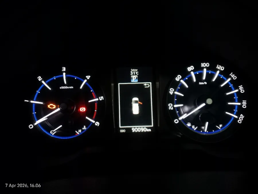 Foto Mobil Bekas Odometer Toyota Kijang Innova 2.4 Q tahun 2016