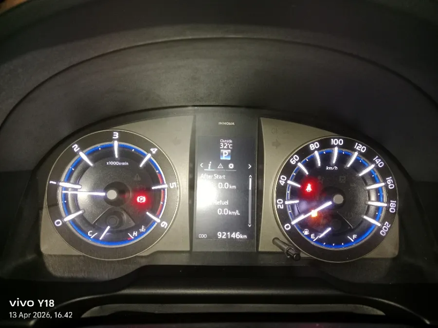 Foto Mobil Bekas Odometer Toyota Kijang Innova 2.4 V tahun 2018