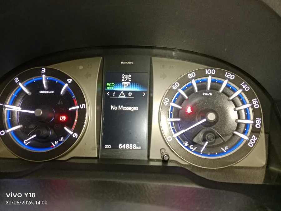 Foto Mobil Bekas Odometer Toyota Kijang Innova 2.4 V tahun 2019
