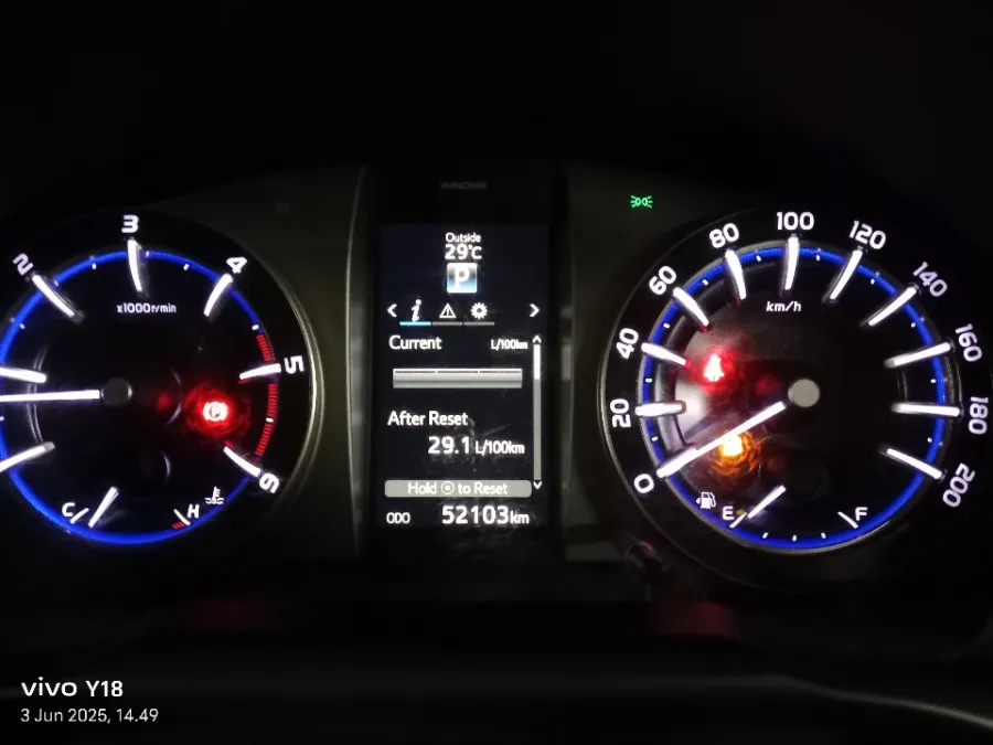 Foto Mobil Bekas Odometer Toyota Kijang Innova 2.4 V tahun 2022
