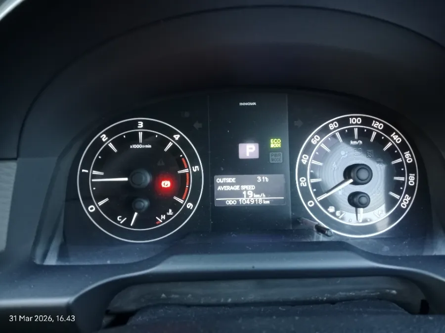 Foto Mobil Bekas Odometer Toyota Kijang Innova 2.4 Venturer tahun 2017