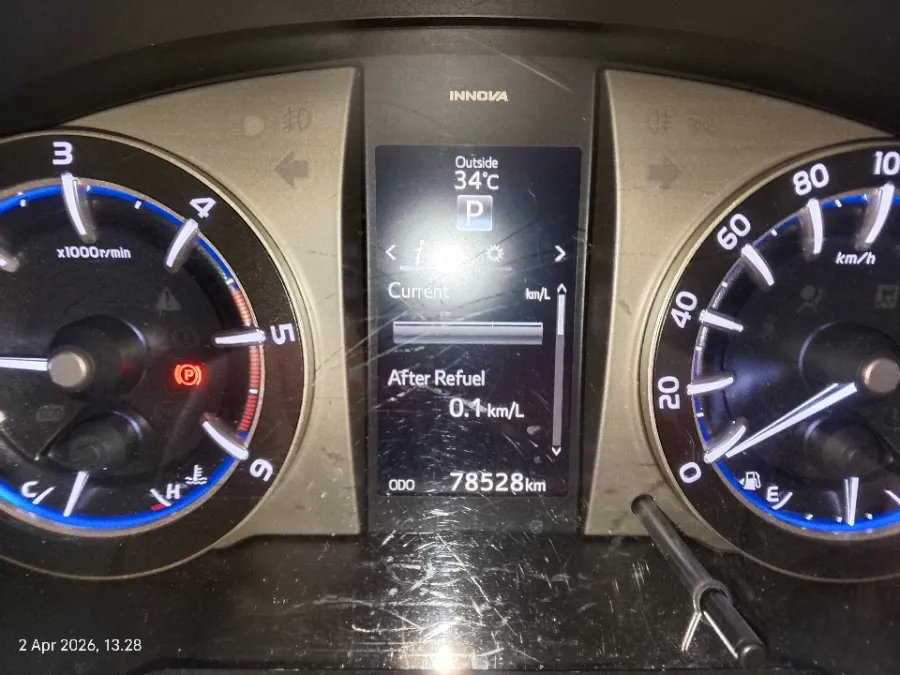 Foto Mobil Bekas Odometer Toyota Kijang Innova 2.4 Venturer tahun 2019