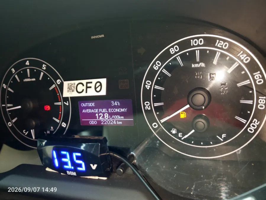 Foto Mobil Bekas Odometer Toyota Kijang Innova 2.0 G tahun 2016
