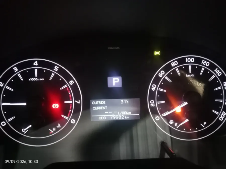Foto Mobil Bekas Odometer Toyota Kijang Innova 2.0 G tahun 2017