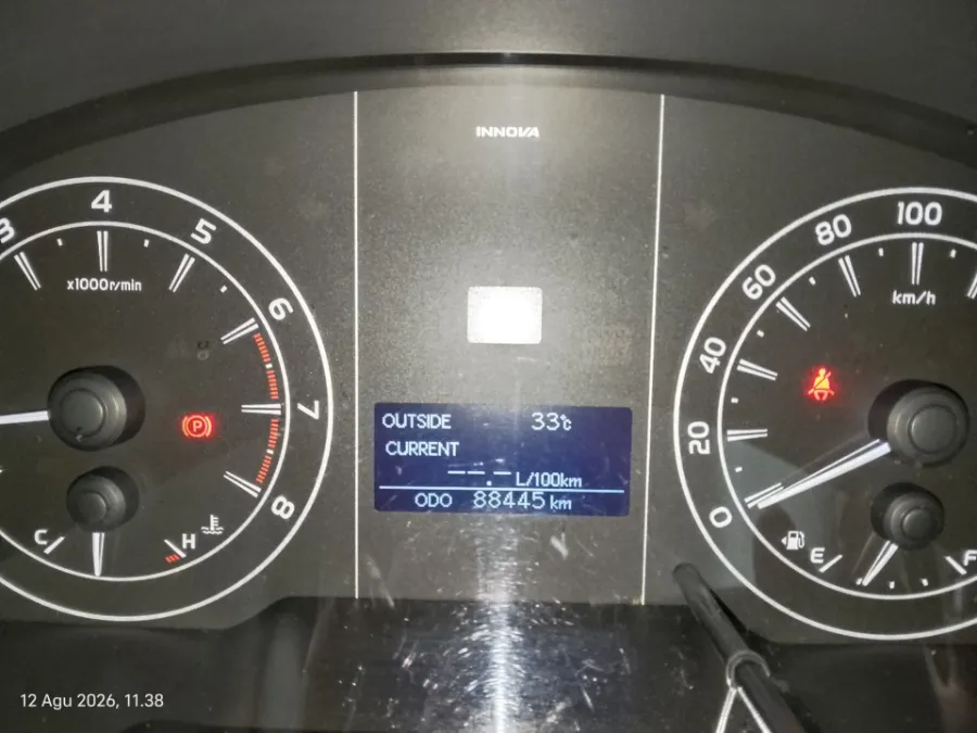 Foto Mobil Bekas Odometer Toyota Kijang Innova 2.0 G tahun 2019