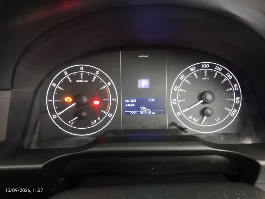 Foto Mobil Bekas Odometer Toyota Kijang Innova 2.0 G tahun 2019