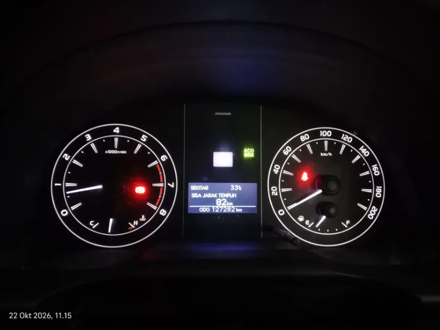 Foto Mobil Bekas Odometer Toyota Kijang Innova 2.0 G tahun 2019