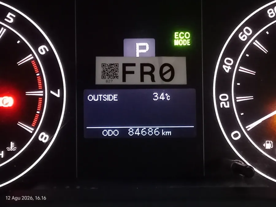 Foto Mobil Bekas Odometer Toyota Kijang Innova 2.0 G tahun 2021