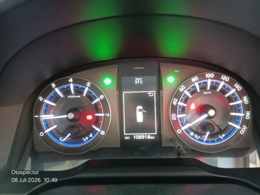 Foto Mobil Bekas Odometer Toyota Kijang Innova 2.0 V tahun 2016
