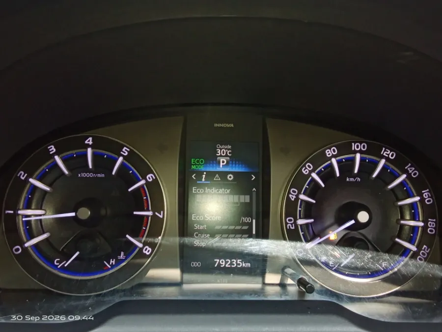Foto Mobil Bekas Odometer Toyota Kijang Innova 2.0 V tahun 2019