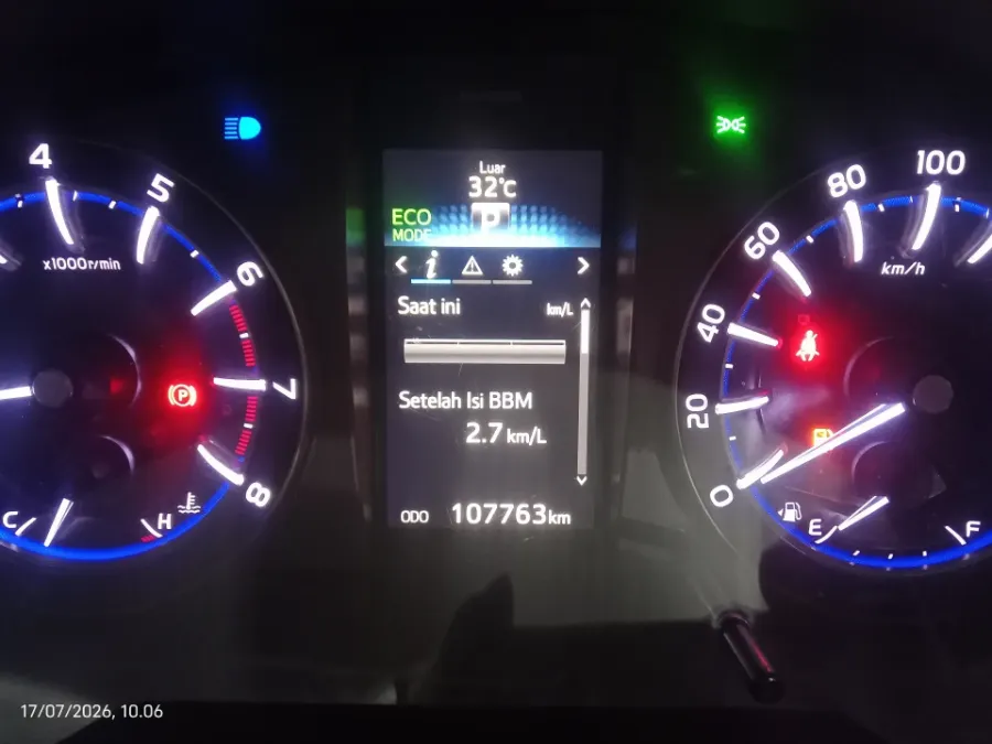 Foto Mobil Bekas Odometer Toyota Kijang Innova 2.0 V tahun 2021