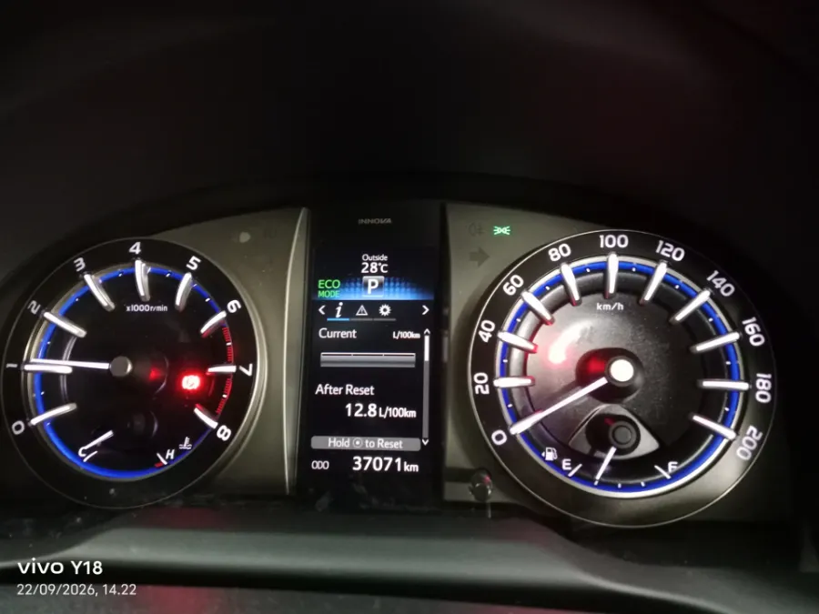 Foto Mobil Bekas Odometer Toyota Kijang Innova 2.0 V tahun 2021