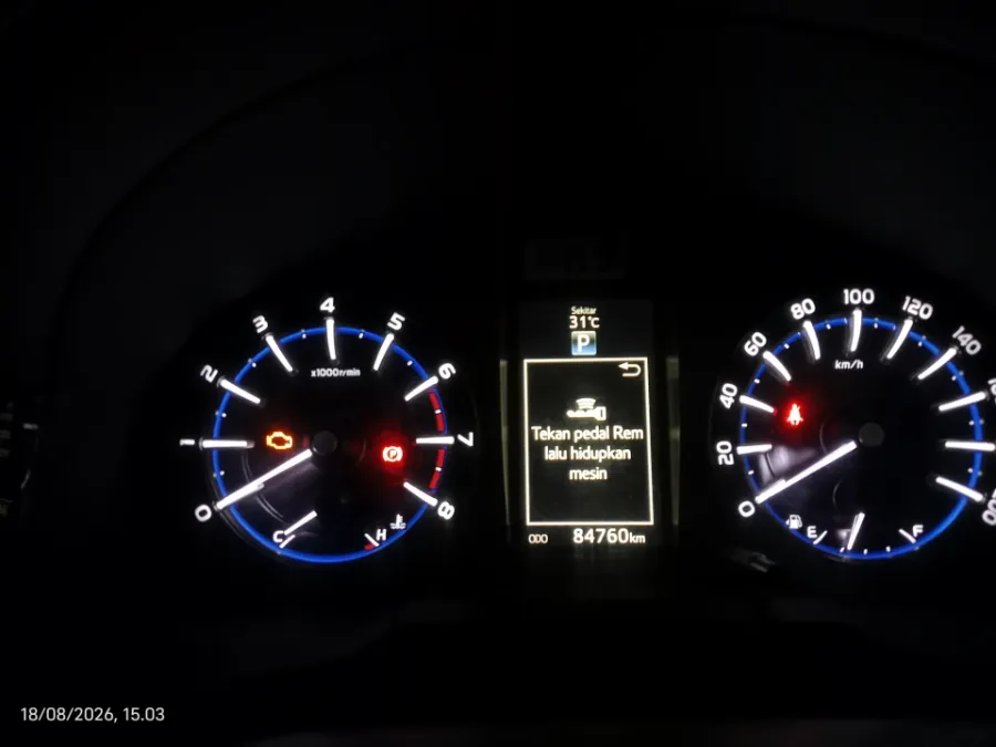 Foto Mobil Bekas Odometer Toyota Kijang Innova 2.0 Venturer tahun 2017