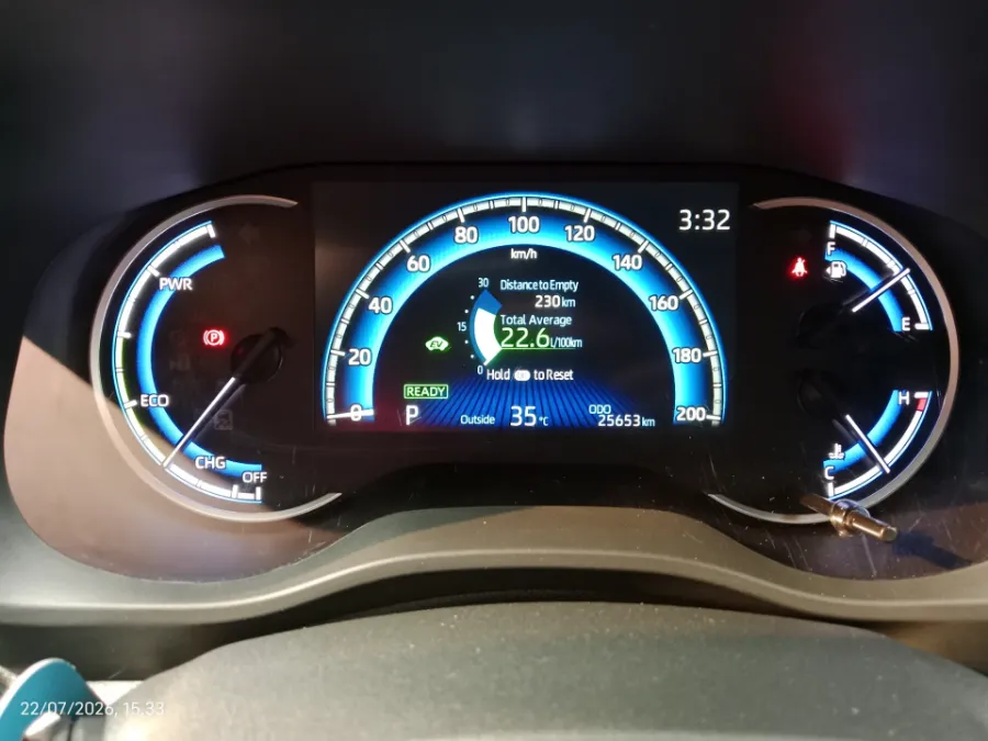 Foto Mobil Bekas Odometer Toyota Kijang Innova 2.0 Zenix G HV CVT tahun 2024