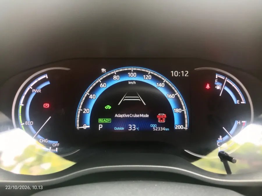 Foto Mobil Bekas Odometer Toyota Kijang Innova 2.0 Zenix Q HV CVT TSS tahun 2023