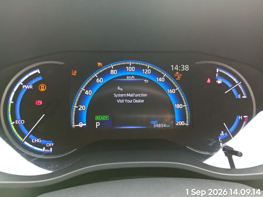 Foto Mobil Bekas Odometer Toyota Kijang Innova 2.0 Zenix Q HV CVT TSS tahun 2024