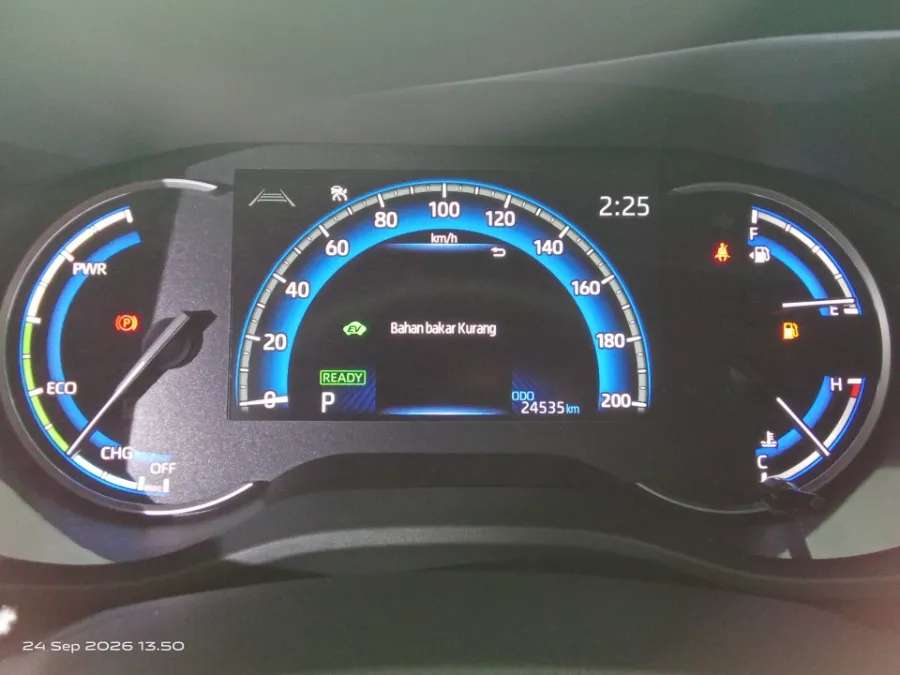 Foto Mobil Bekas Odometer Toyota Kijang Innova 2.0 Zenix Q HV CVT TSS tahun 2024