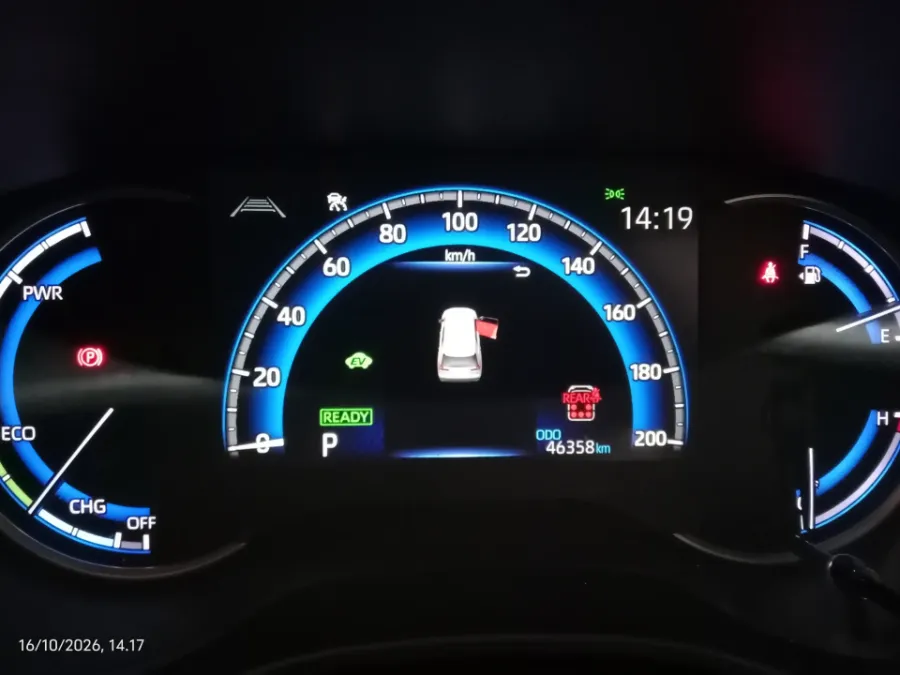 Foto Mobil Bekas Odometer Toyota Kijang Innova 2.0 Zenix Q HV CVT TSS tahun 2024