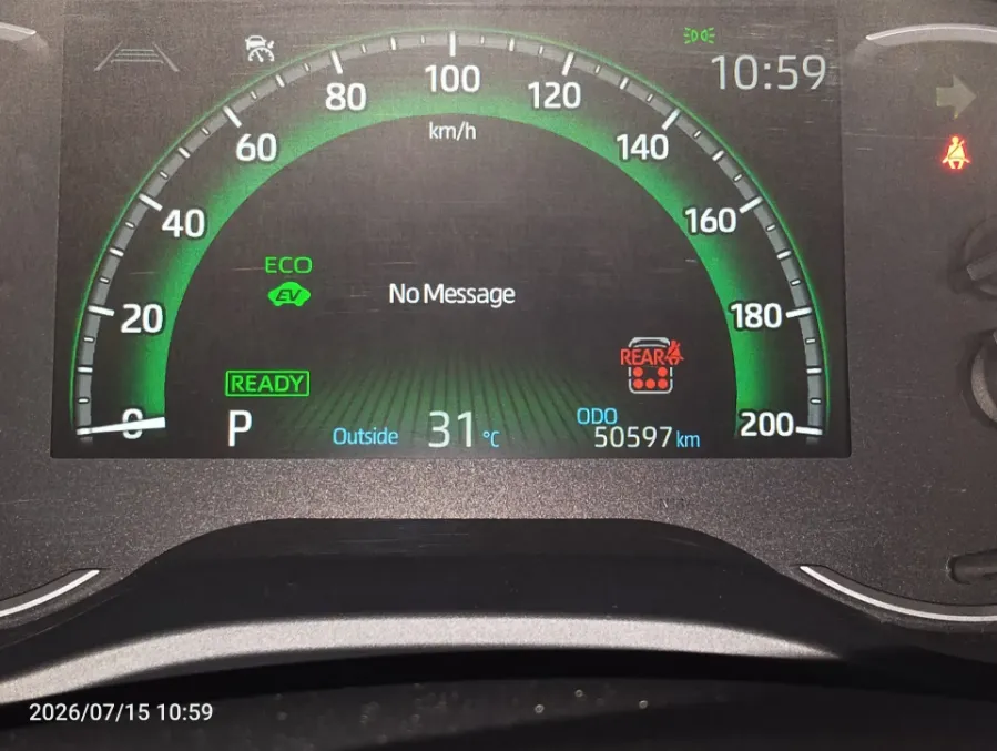 Foto Mobil Bekas Odometer Toyota Kijang Innova 2.0 Zenix Q HV CVT TSS Modellista tahun 2023