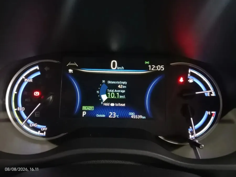 Foto Mobil Bekas Odometer Toyota Kijang Innova 2.0 Zenix Q HV CVT TSS Modellista tahun 2023