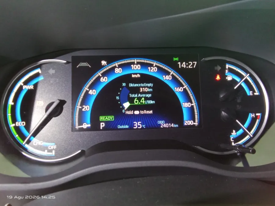 Foto Mobil Bekas Odometer Toyota Kijang Innova 2.0 Zenix Q HV CVT TSS Modellista tahun 2023