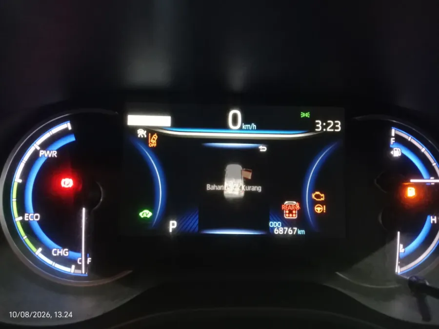 Foto Mobil Bekas Odometer Toyota Kijang Innova 2.0 Zenix Q HV CVT TSS Modellista tahun 2023