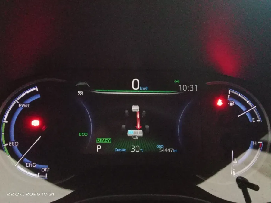Foto Mobil Bekas Odometer Toyota Kijang Innova 2.0 Zenix Q HV CVT TSS Modellista tahun 2023