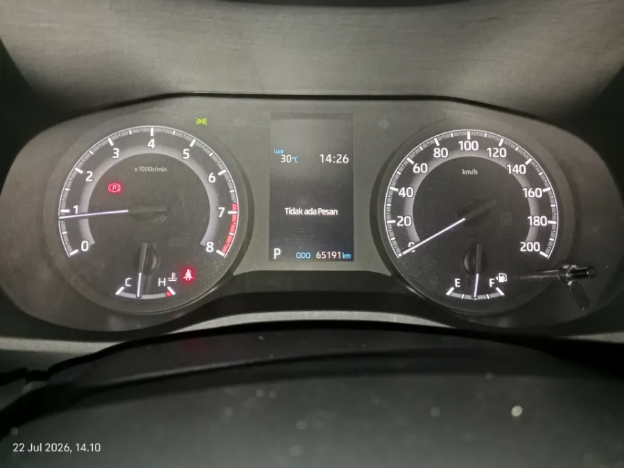 Foto Mobil Bekas Odometer Toyota Kijang Innova 2.0 Zenix V CVT tahun 2022