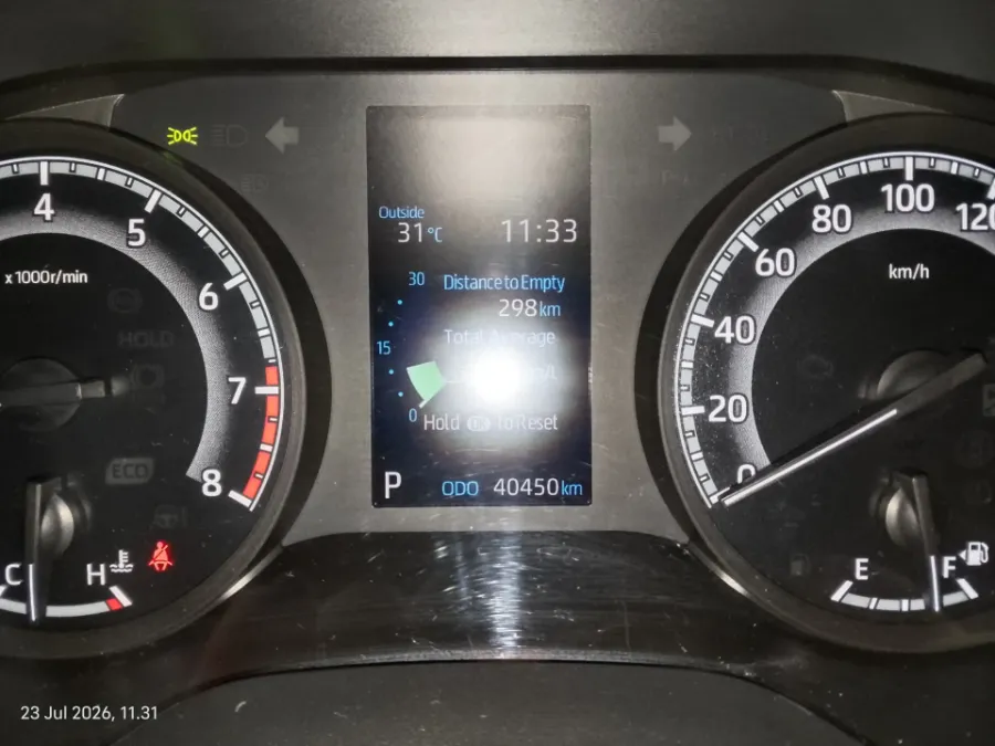 Foto Mobil Bekas Odometer Toyota Kijang Innova 2.0 Zenix V CVT tahun 2022