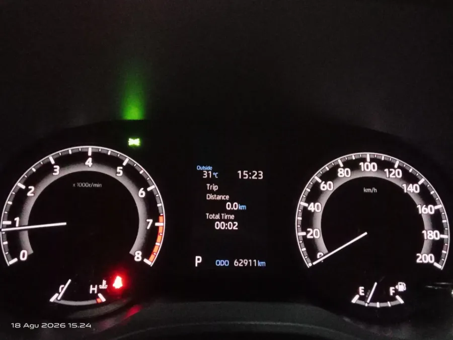 Foto Mobil Bekas Odometer Toyota Kijang Innova 2.0 Zenix V CVT tahun 2023