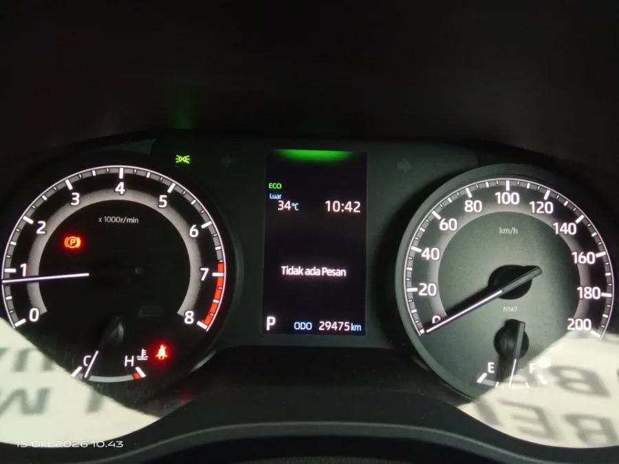 Foto Mobil Bekas Odometer Toyota Kijang Innova 2.0 Zenix V CVT tahun 2023